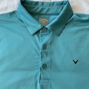 Men’s Callaway Opti-Dry Golf Shirt, Size Large.